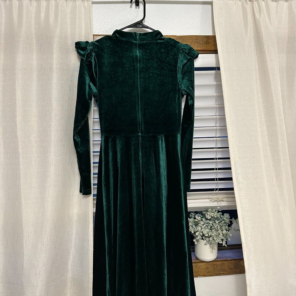 Ivy City CO - LaLaLady Dress in Emerald - Picture 4 of 5